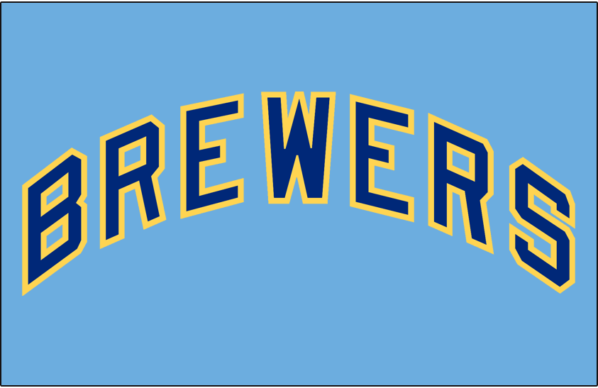 Milwaukee Brewers 1972-1977 Jersey Logo iron on transfers for T-shirts...
